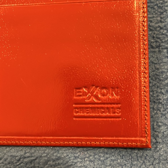 Vintage leather wallet and key case. Genuine leather. - Picture 3 of 6